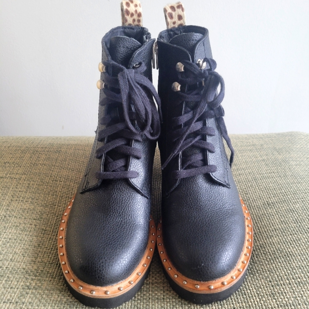 Dolce Vita Leopard Trim Boot